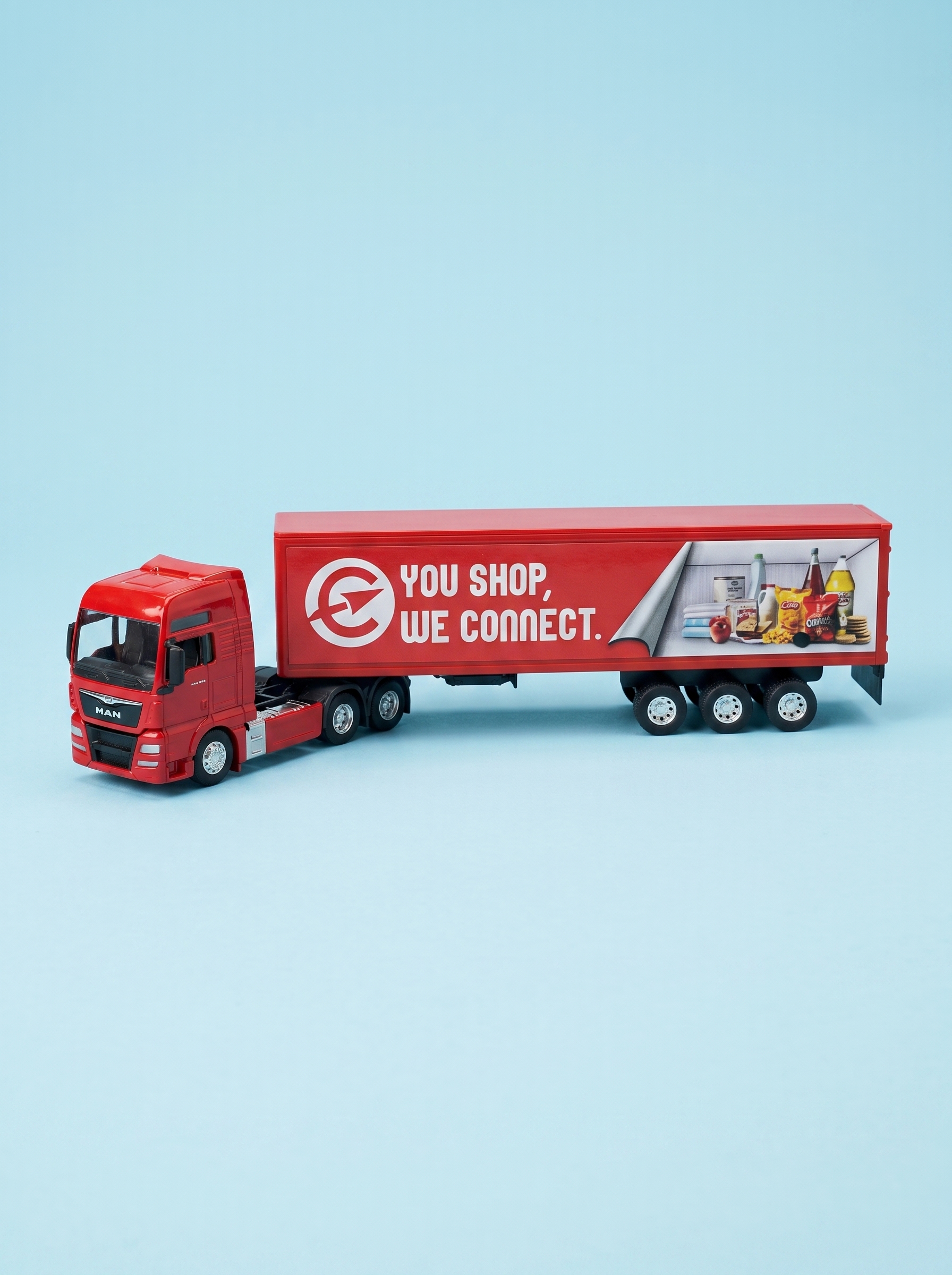 CAMION MAN CON SEMIRREMOLQUE YOU SHOP 1:64