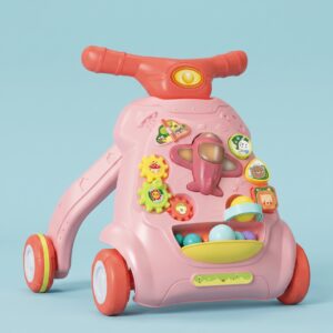Caminador Bebe Aéreo Rosado