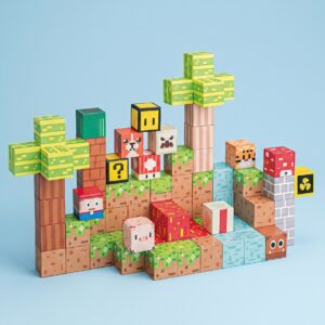 Cubo Magnetico Aminal 84 pcs