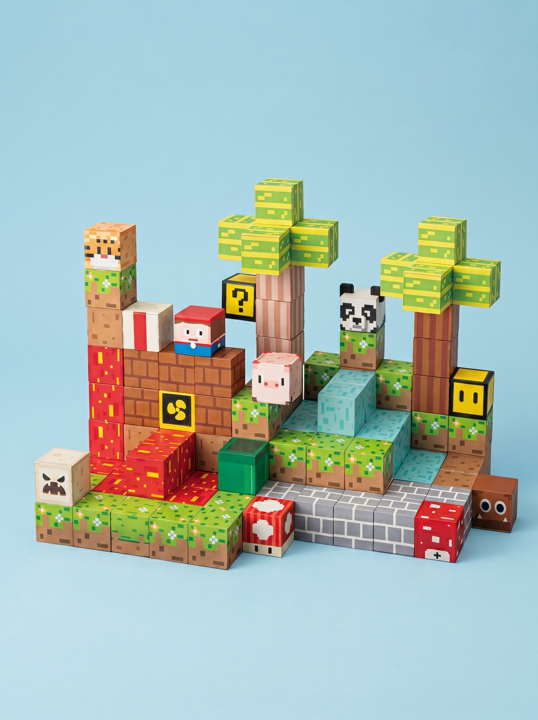 Cubo Magnetico Animal 117 pcs
