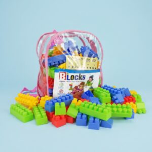 Lego Bloques de Construccion 130 pcs Mochila Rosa