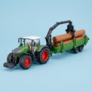 TRACTOR FENDT 1050 VARIO FORESTAL CON TRONCOS 1:50