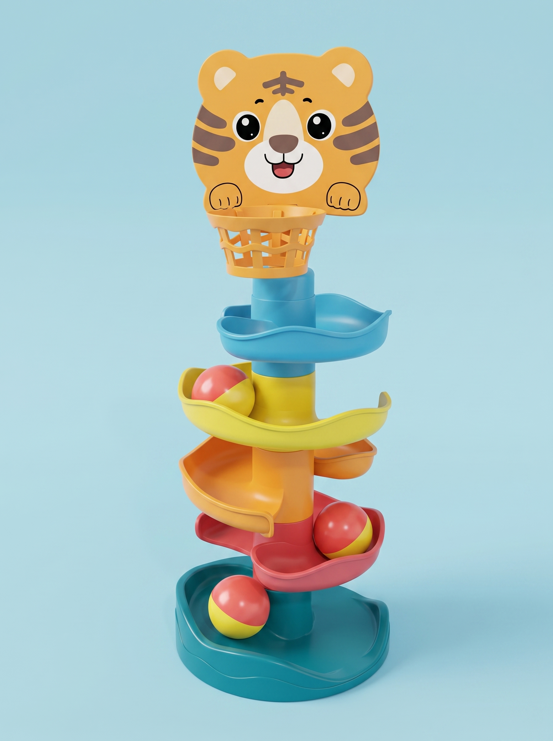 Tobogan Con Pelota Didactica De Bebe